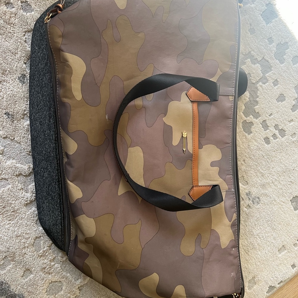 Stella and Dot camo duffle bag
